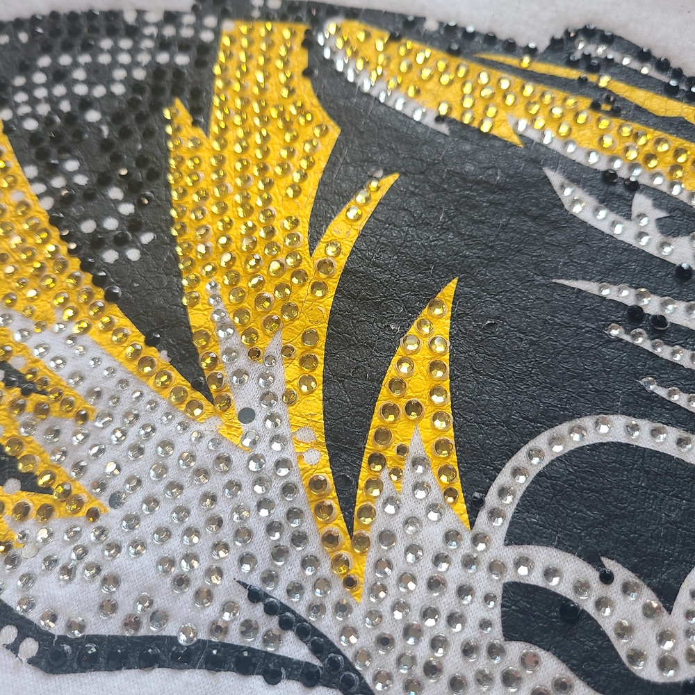 Mizzou Tigers Rhinestone Zip Hoodie Women’s Small College Classics Missouri - Picture 9 of 12